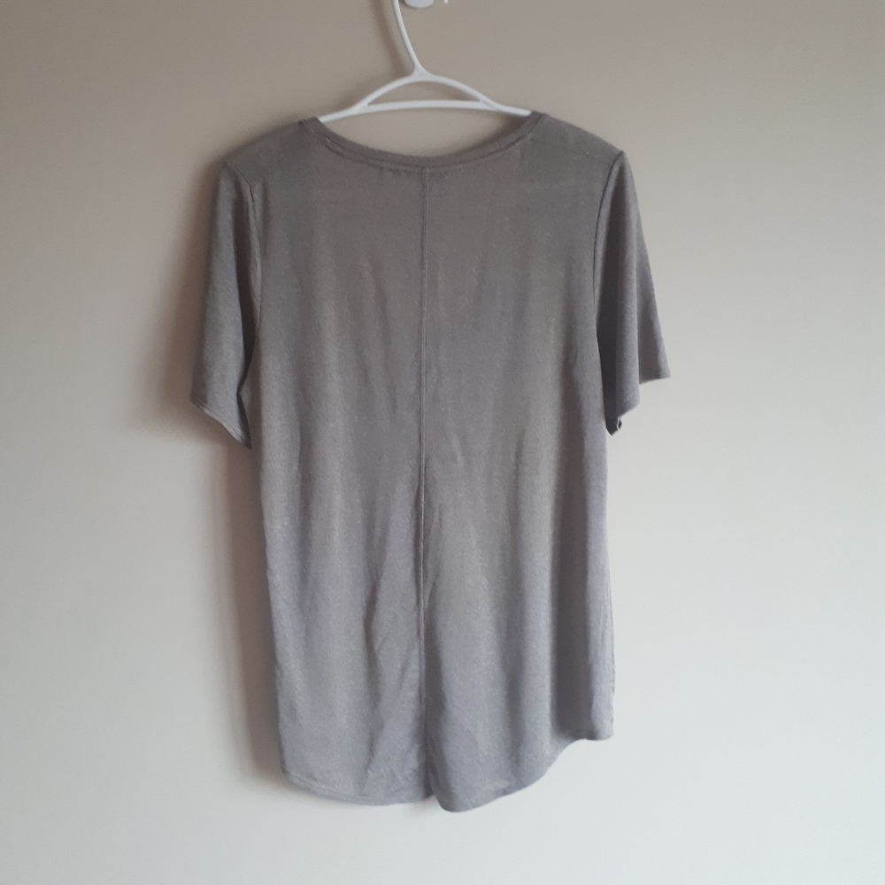 BABATON / S / Women's Sami Pocket Loose Fitting T-Shirt - Gold Grey - Picture 6 of 12